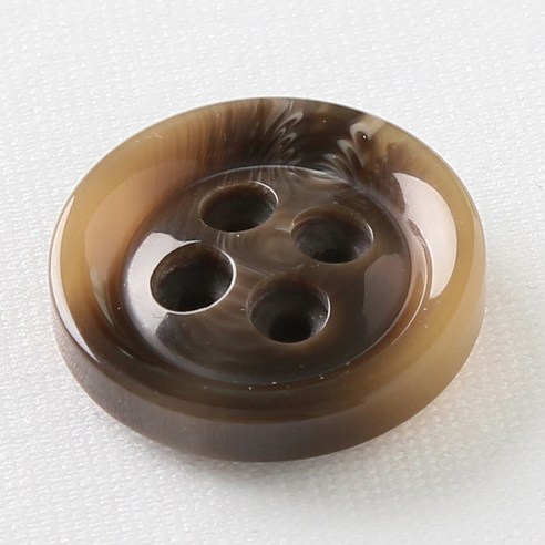 HR빅버튼 아우디 단추 25mm, 연브라운, 8개입