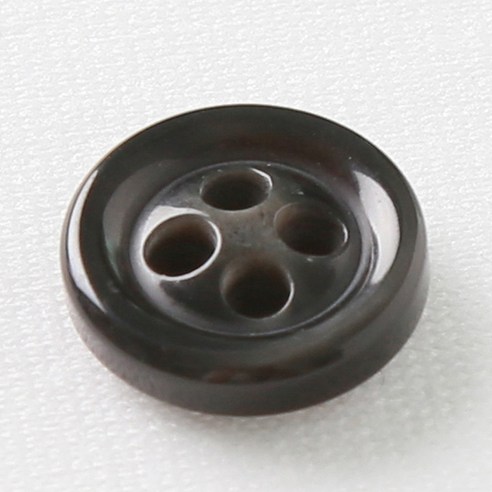 HR빅버튼 아우디 단추 15mm, 블랙, 8개입