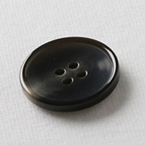 HR빅버튼 매치 단추 23mm, 블랙, 12개입