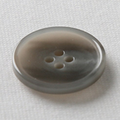 HR빅버튼 매치 단추 23mm, 그레이, 8개입