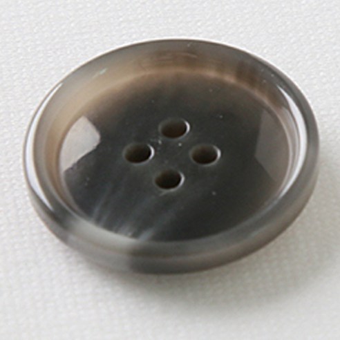 HR빅버튼 마니 단추 25mm, 다크그레이, 12개