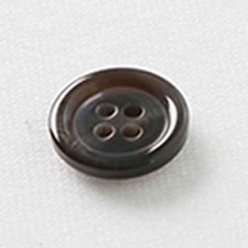 HR빅버튼 플러스 단추 18mm, 블랙, 8개입