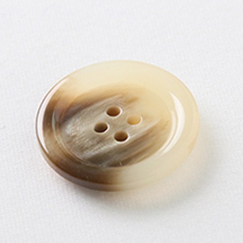 HR빅버튼 플러스 단추 25mm, 아이보리, 4개입