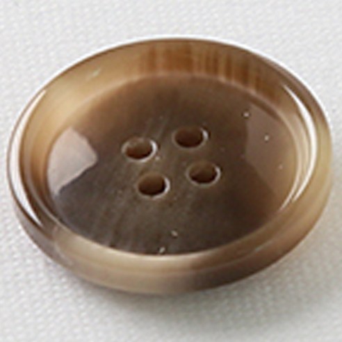 HR빅버튼 마니 단추 25mm, 브라운, 4개입