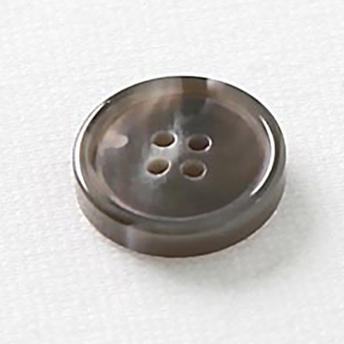 HR빅버튼 루킹 단추 18mm, 그레이, 12개