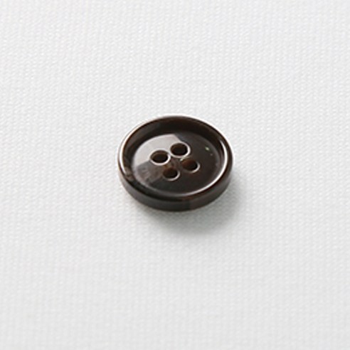 HR빅버튼 아이젠 단추 15mm, 다크브라운, 12개입