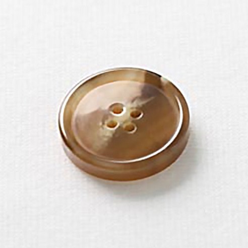 HR빅버튼 루킹 단추 23mm, 다크 베이지, 4개입