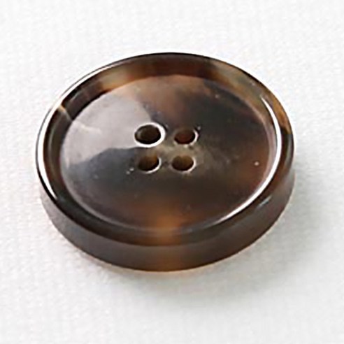 HR빅버튼 루킹 단추 23mm, 브라운, 8개입