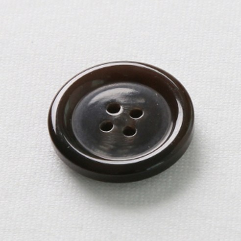HR빅버튼 플러스 단추 23mm, 다크브라운, 4개입