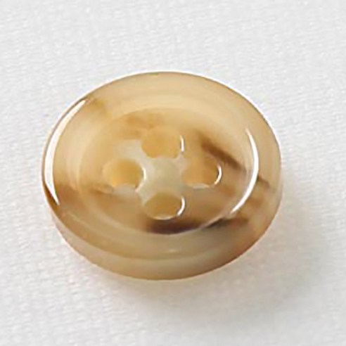HR빅버튼 무쟈크봉 단추 18mm, 베이지, 8개입