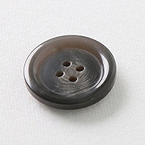 HR빅버튼 플러스 단추 25mm, 다크그레이, 12개입