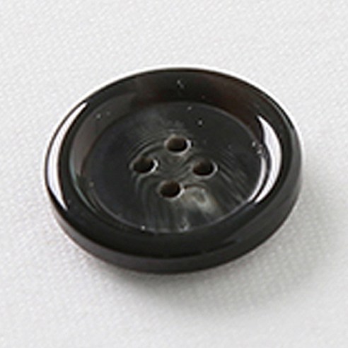HR빅버튼 플러스 단추 23mm, 블랙, 8개입