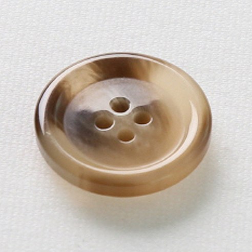 HR빅버튼 플러스 단추 18mm, 다크베이지, 8개입