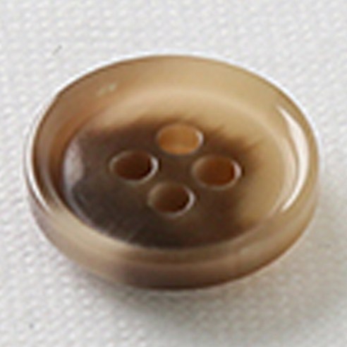 HR빅버튼 마니 단추 15mm, 브라운, 4개입