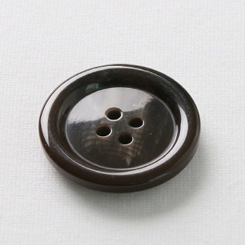 HR빅버튼 플러스 단추 25mm, 다크브라운, 4개입