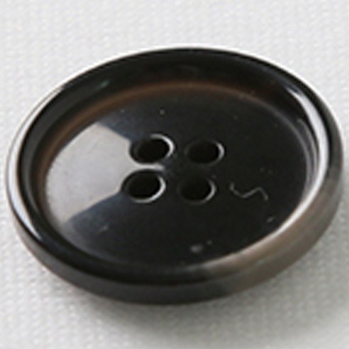 HR빅버튼 마니 단추 23mm, 블랙, 4개입