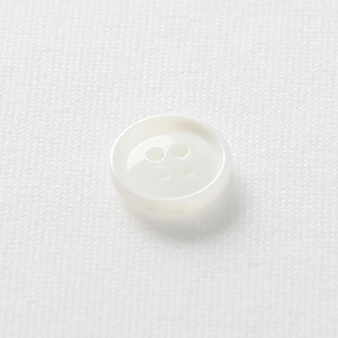 HR빅버튼 아이젠 단추 15mm, 화이트, 12개입