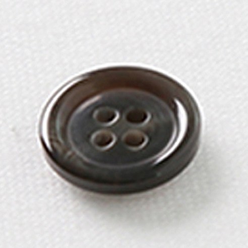 HR빅버튼 플러스 단추 18mm, 블랙, 12개입
