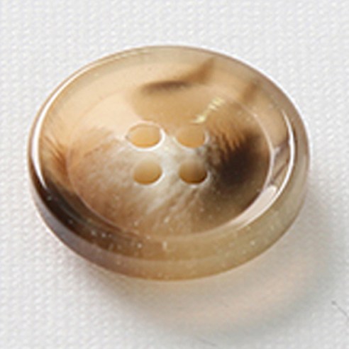 HR빅버튼 잡스 단추 25mm, 베이지, 4개입