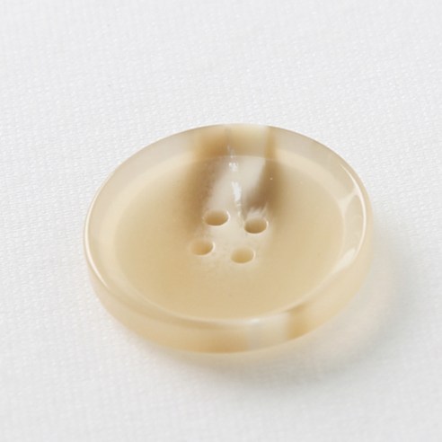 HR빅버튼 플레코 단추 25mm, 연베이지, 8개입