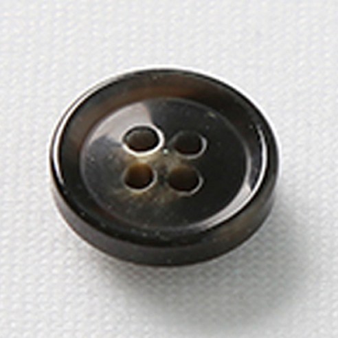 HR빅버튼 잡스 단추 15mm, 블랙, 8개입