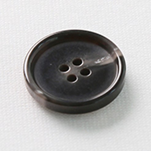 HR빅버튼 포멀 단추 23mm, 블랙, 8개입