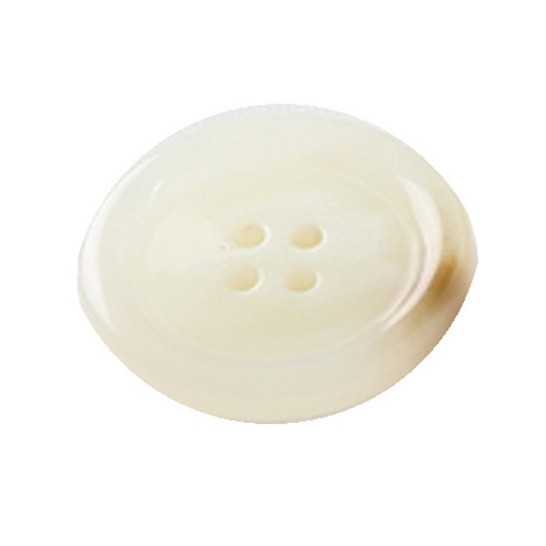 HR빅버튼 플러스 단추 25mm, 화이트, 12개입