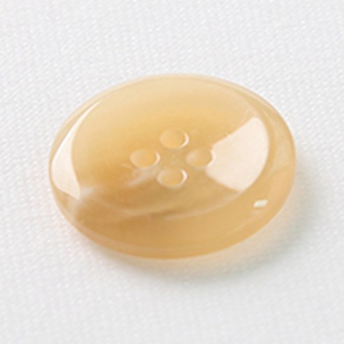 HR빅버튼 천사테 단추 28mm, 라이트베이지, 12개입