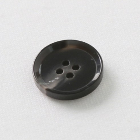 HR빅버튼 플레코 단추 21mm, 블랙, 12개입