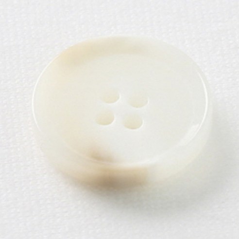 HR빅버튼 플레코 단추 25mm, 화이트, 4개입