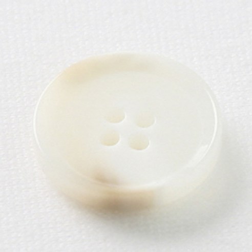 HR빅버튼 플레코 단추 15mm, 화이트, 12개입
