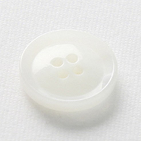 HR빅버튼 호각 단추 23mm, 화이트, 12개입