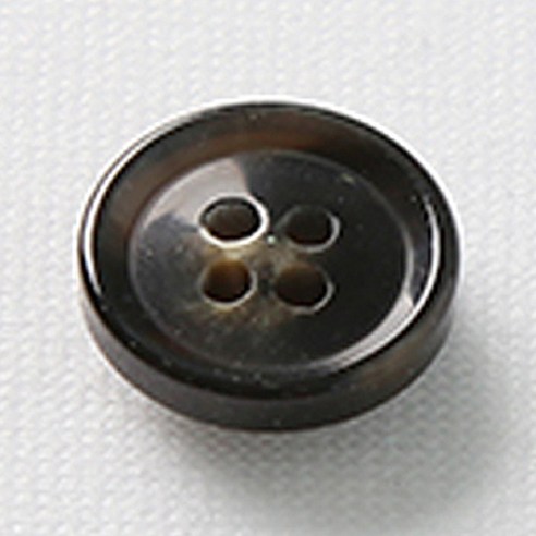 HR빅버튼 잡스 단추 18mm, 블랙, 12개입