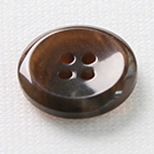 HR빅버튼 천사테 단추 18mm, 중브라운, 4개입