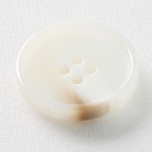 HR빅버튼 포멀 단추 21mm, 화이트, 4개입