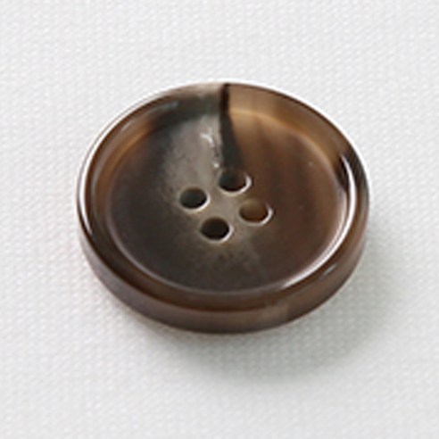 HR빅버튼 포멀 단추 25mm, 브라운, 8개입