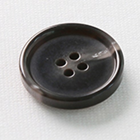 HR빅버튼 포멀 단추 21mm, 블랙, 4개입