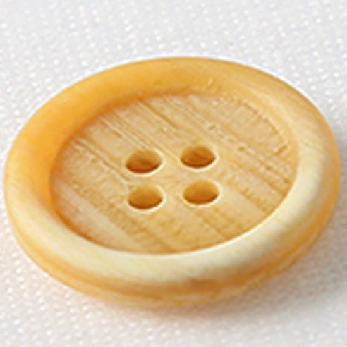 HR빅버튼 엘프 무광 단추 21mm, 베이지, 4개입