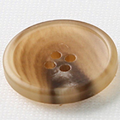 HR빅버튼 카페인 무광 단추 21mm, 베이지, 8개입