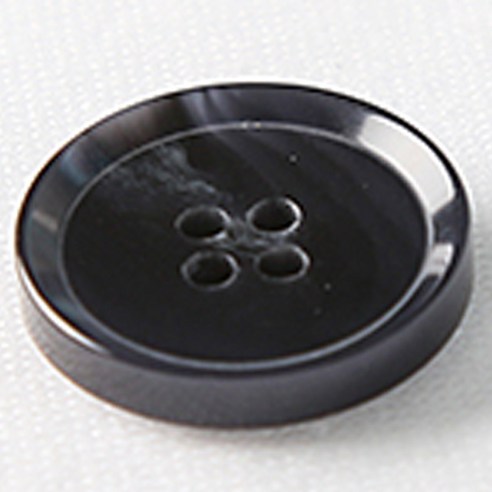 HR빅버튼 옥스포드 유광 단추 21mm, 네이비, 4개입
