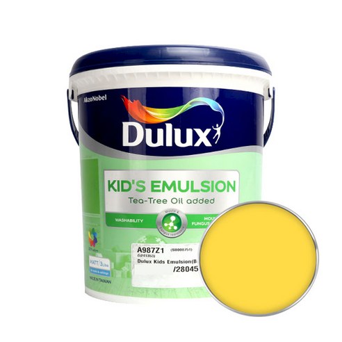 듀럭스 키즈 에멀전 무광 페인트 3L, Burnt Lemon