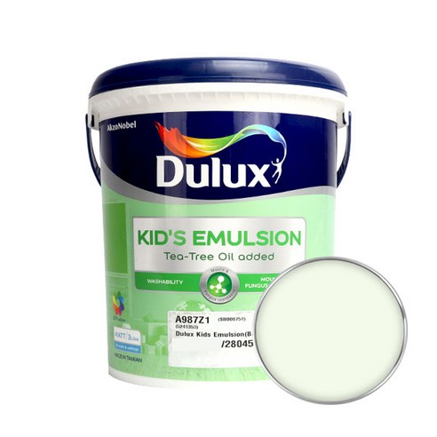 듀럭스 키즈 에멀전 무광 페인트 3L, Growing Grass