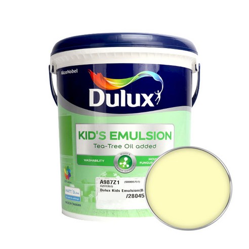 듀럭스 키즈 에멀전 무광 페인트 3L, Butter Mint