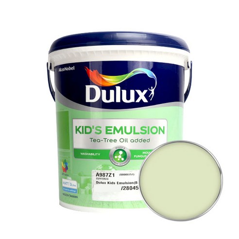 듀럭스 키즈 에멀전 무광 페인트 3L, Juicy Pear