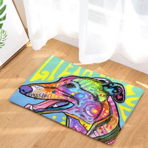 노랜드 Colourful Dog style 다용도 발매트, 14