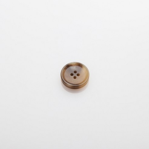 HR빅버튼 덴마크 무광 단추 18mm, 다크베이지, 4개입