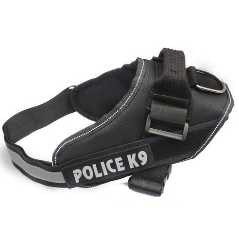 제제펫 반려견 폴리스 K9 하네스 L, Y106PDRH006, 1세트