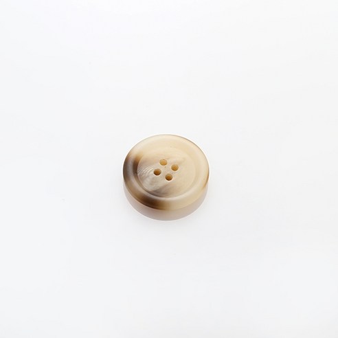 HR빅버튼 플러스 무광 단추 25mm, 아이보리, 12개입