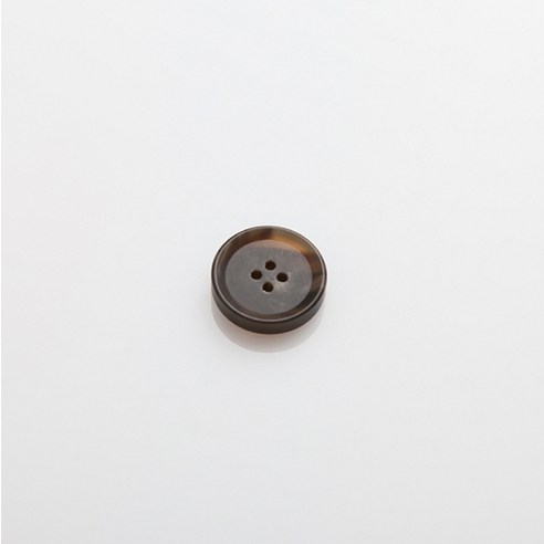 HR빅버튼 덴마크 무광 단추 21mm, 브라운, 8개입
