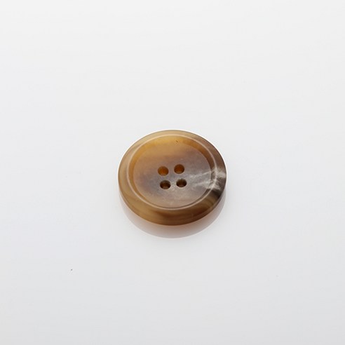 HR빅버튼 각시봉 무광 단추 30mm, 다크베이지, 8개입